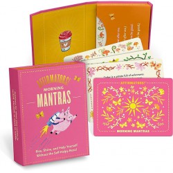 NEW Affirmators! Mantras Morning - Day Affirmation Cards Deck, Daily Cards & Positive Affirmations (30 Cards Deck)