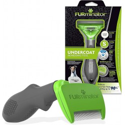NEW FURminator Undercoat deShedding Tool for Small Short Hair Dogs, UNDER 11KG