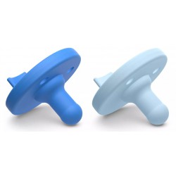 NEW Philips Avent Soothie 3-18m - Sky Blue/Light Blue - 2pk