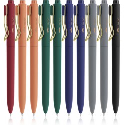 NEW 10/PACK Mr. Pen - Retractable Fine Point Gel Pens, 6 Pack, Morandi Barrels, Fast Dry Ink, Cute Aesthetic Pens for Journaling