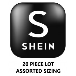 new 20 PIECE LOT OF ASSORTED WOMENS SHEIN CLOTHING, TOPS, DRESSES, SKIRTS, PANTS