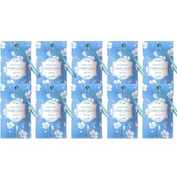NEW 10 PACKS - 10G EACH DERDUFT Scented Sachet, Fresh Linen Sachets, Fragrance Packets Perfume Sachets for Wardrobe, Drawer, Car, Closet
