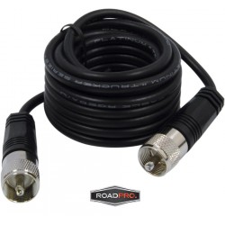 NEW RoadPro RP-12CC 12-Feet CB Antenna Coax Cable with PL-259 Connector