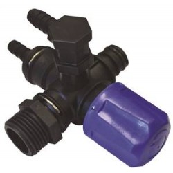 NEW Universal Broadcast Sprayer Pressure Regulator - Quick Attach Black