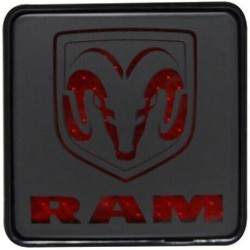 NEW Ram Logo Hitch Cover Brake Light Fits 2 Inch Receivers Pilot Automotive
