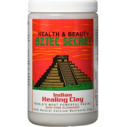 NEW Aztec Secret – Indian Healing Clay 2 lb – Deep Pore Cleansing Facial & Body Mask – The Original 100% Natural Calcium Bentonite Clay Version-1