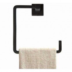 NEW era Cubo Mounted Towel Holder Black, 6.50in x 5.91in.