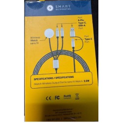 NEW SMART ACCESSORIES Multi Charging Cable - 3.0A - 4FT