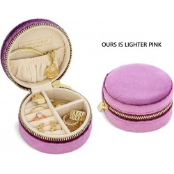 NEW MINI TRAVEL JEWELRY CASE PINK