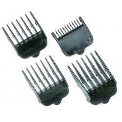 NEW WAHL SET OF 4 BLACK CLIPPER GUIDES