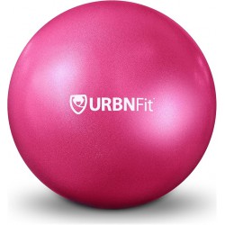 NEW 9 URBNFit Mini Pilates Ball - Small Exercise Ball for Yoga, Pilates, Barre, Physical Therapy, Stretching and Core Fitness - Bender Ball Includes Workout Guide
