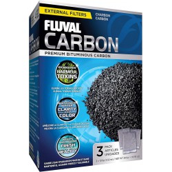 NEW Fluval Carbon, 100-gram Nylon Bags - 3-Pack