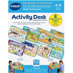 NEW VTech Touch and Learn Activity Desk Deluxe Expansion Pack - Get Ready for Preschool (Packaging May Vary)