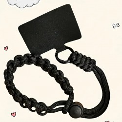 NEW Adjustable Anti-theft Travel Phone Lanyard - Handmade Braided Wrist Strap - Universal CCD Pet Camera Shell with Solid Metal Clip-on