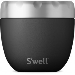 NEW S'well Eats Stainless Steel Food Bowls, 21.5oz, Onyx, Triple-Layered Vacuum-Insulated Containers Keeps Food Cold for 11 Hours and Hot for 7 Hours, Condensation Free, BPA Free