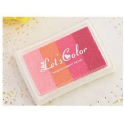 NEW Craft Ink Pad, 4 Colors Washable DIY Stamp Ink Pads for Kids