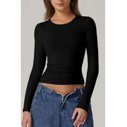 NEW 2XL SHEIN Womens Long Sleeve Shirt Basic Tee