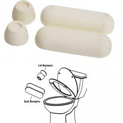 NEW Danco 10062 Universal Bumper, for Use with Toilet Seats, Rubber, 1 Pack, White