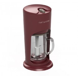 NEW Curtis Stone Frozen Drink Maker and Food Chopper - RED- Dimensions: measures approximately 5.91L x 5.9W x 11.69H -