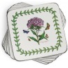 NEW Pimpernel Botanic Garden Collection Coasters | Set of 6 | Cork Backed Board | Heat and Stain Resistant | Drinks Coaster for Tabletop Protection | Measures 4” x 4”