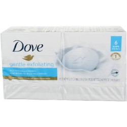 NEW Dove Beauty Bar Gentle Exfoliating 4 oz, 6 BarS/PACK