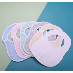 NEW HXFAPOXI 6pcs Baby Bibs 100% Cotton Soft and Absorbent Suitable for 0-3 Years baby Who Are Teething Feeding and Drooling