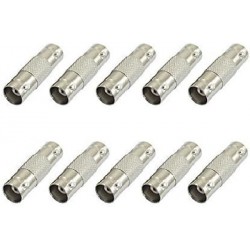 NEW BNC Connector - Coupler (10 Pack) BNC Female to Female, Adapter for CCTV