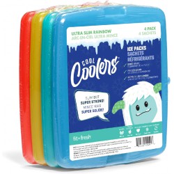 NEW  Fit + Fresh Cool Coolers Slim, Reusable Ice Packs for Lunch Bags, Beach Bags, Coolers, and More, Multiple Sizes & Colors