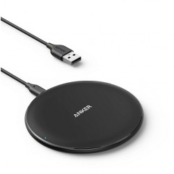 NEW Anker Wireless Charger, 313 Wireless Charger (Pad), Qi-Certified 10W Max for iPhone 12/12 Pro/12 mini/12 Pro Max, SE 2020, 11, AirPods (No AC Adapter, Not Compatible with MagSafe Magnetic Charging)