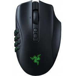 NEW Razer Naga V2 Pro Wireless MMO Gaming Mouse: 19+1 Programmable Buttons w/Swappable Side Plates - HyperScroll Pro Wheel - Focus Pro 30K Optical Sensor