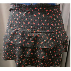 NEW MED SHEIN LOW WAIST RUCHED MINI SKIRT