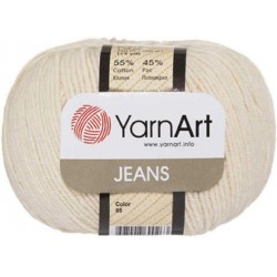 NEW 4 Skein 55% Cotton 45% Acrylic YarnArt Jeans Yarn 200 gr 696 yds Color