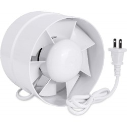 NEW Inline Duct Fan 4 Inch Vent Booster, HVAC Exhaust Intake Fans 76 CFM, Ventilation Blower for Grow Tent Attic Kitchen Garage Greenhouse Basement