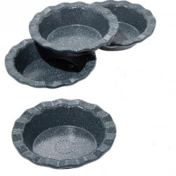 NEW 4 PC (SEE NOTES)Curtis Stone 4-pack Dura-Pan+ Mini Pie Pans