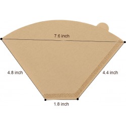 NEW Disposable Coffee Paper Filters for Ninja Dual Brew Coffee Maker,200 Pcs