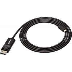 NEW  Amazon Basics Bi-Directional USB-C to DisplayPort Cable - 6-Foot