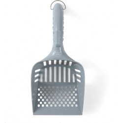 NEW  Fresh Step All in One Litter Scoop | Fast and Easy to Use Cat Litter Scooper, Ergonomic Handle Grip Kitty Litter Scooper to Scoop Away Cat Litter, Grey