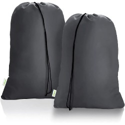 NEW 2 PACK  OTraki 2 Pack XL Travel Laundry Bag, 28 x 45 inch Heavy Duty Drawstring Dorm Large Organizer Bag Tear Resistant Large Enough to Hold 3 Loads of Laundry