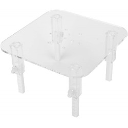 NEW  Acrylic Protein Skimmer Stand, Transparent Protein Separator Bracket Adjustable Height Heightening Accessories for Aquarium Fish Tank