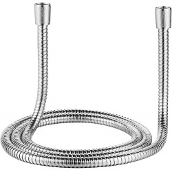 NEW  Singing Rain 59 inches Kink-Less Chromed Flexible Stainless Steel Shower Hose - Replacement for Handheld Showerhead Hose