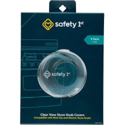 NEW  Safety 1st Child Proof Clear View Stove Knob Covers (Set of 5)