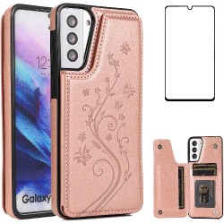 NEW  Asuwish Mobile Phone Case for Samsung Galaxy S21 5G Case with Screen Protector Card Slot Foldable Leather Wallet Stand S 21 21S G5 Mobile Phone Cases...