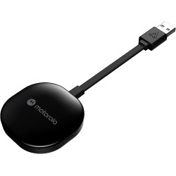 NEW  Motorola Sound MA1, The Only Google Authorized Wireless Android Auto Car Adapter, Smartphone to Screen Wireless Bridge Car Accessories, USB Type-A