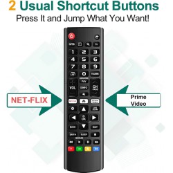 NEW 1 PC  Universal Remote for LG Smart TV, Compatible with All LG TV Remote Control LCD LED OLED UHD HDTV 3D 4K Smart TV Models, Replacement Remote