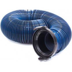 NEW Valterra Products, Inc. D04-0120PB 10' Blue Standard Bagged Quick Drain with Straight Hose Adapter