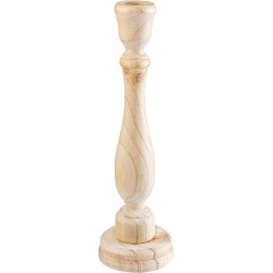 NEW Darice 9117-32 Wooden Candlestick, 9-Inch