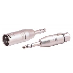 NEW TRS to XLR Adapter - 1/4 Inch to XLR Male & Female
