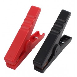 NEW I PAIR Emergency Alligator Clamps Booster Battery Clips for Jump Red Black