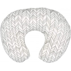 NEW Little Jump Nursing Pillow Cover Slipcover for Breastfeeding Pillows, Soft and Comfortable Safely Fits On Standard Infant Nursing Pillows (Geometric)