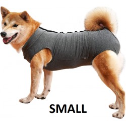 NEW SMALL Lianzimau Dog Surgical Recovery Suit Onesie Breathable Abdominal Wounds and Protect Skin Prevent Licking Cone E Collar Alternative After Post-Operation Wear